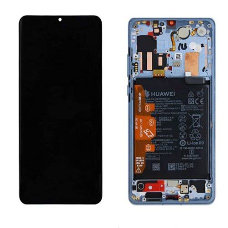 Pantalla Original Lcd + Tactil Con Marco Huawei P30 Pro Azul (Breathing Chrystal)