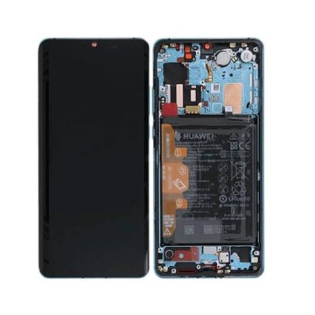 Pantalla Original Lcd + Tactil Con Marco Huawei P30 Pro Aurora