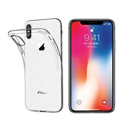 Funda de Gel Transparente para iPhone Xs