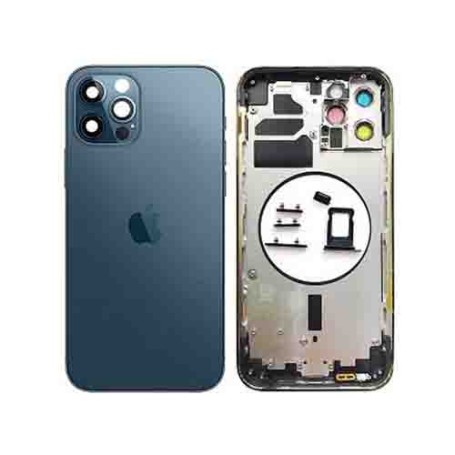 Carcasa Trasera Chasis para iPhone 12 Pro Max Azul