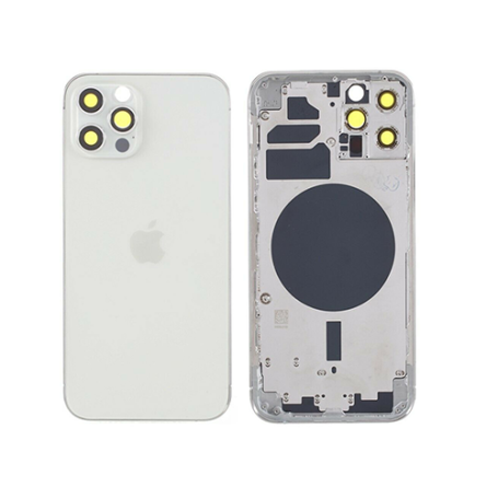 Chasis, Carcasa Trasera para iPhone 12 Pro Blanco