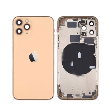 Carcasa Trasera Chasis para iPhone 11 Pro Max Dorado