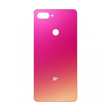 Tapa Trasera de Bateria para Xiaomi Mi 8 Lite Rosa Fucsia