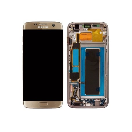 Pantalla Completa Original Samsung  Galaxy S7 Edge, G935 Dorada