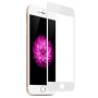 Cristal Templado 3D para iPhone 6 Plus, 6S Plus Blanco