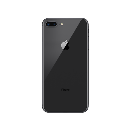 Tapa Trasera para iPhone 8 Plus - Negro