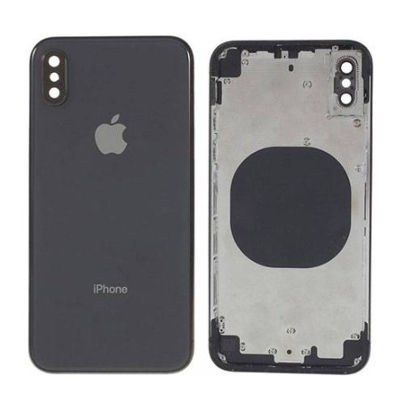 Carcasa Trasera para iPhone X - Negro