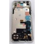 Pantalla Lcd + Tactil con Marco LG Q7, Q610 Silver