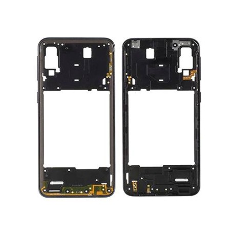 Carcasa Intermedia Samsung Galaxy A40 (A405) Negra