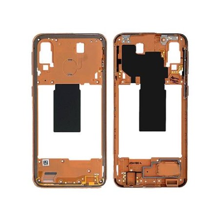 Carcasa Intermedia Samsung Galaxy A40 (A405) Naranja