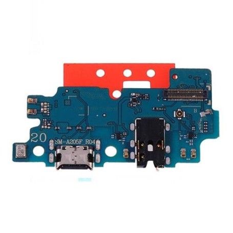 Placa Conector de Carga y Microfono Samsung Galaxy A20, A205