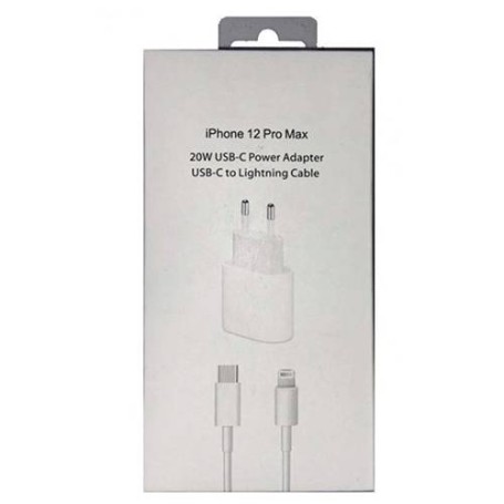 Cargador y Cable USB C a Lighting para iPhone 12, iPhone 13, iPhone 14