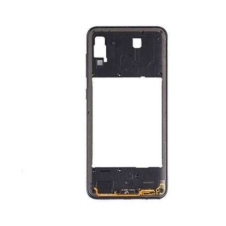 Carcasa Intermedia Samsung Galaxy A30s (A307) Negra