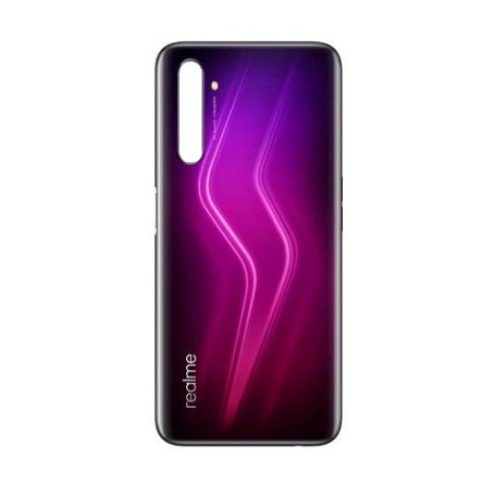 Tapa Trasera Realme 6 Pro Negro-Purpura