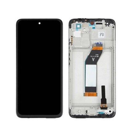 Pantalla Original Lcd + Tactil con Marco Xiaomi Redmi 10 21061119AG Negra