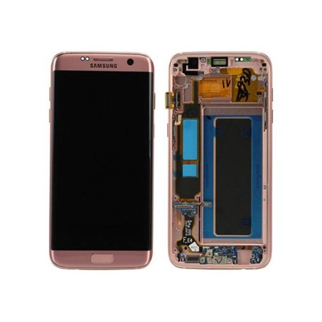 Pantalla Completa Original Samsung  Galaxy S7 Edge, G935 Rosa